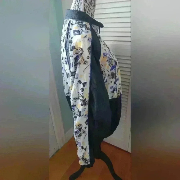 Reebok Vintage 90's Abstract  pattern Windbreaker Sports Jacket - Picture 6 of 16